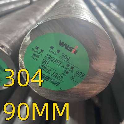 1.4301 SUS304 6 ملم دائرية عصا الفولاذ المقاوم للصدأ ASTM A276 Aisi 304 TP304 المطاط الساخن