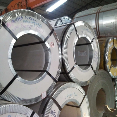 الصف 201 لفائف الفولاذ المقاوم للصدأ 1٪ النيكل مطاط بارد 10-1250mm عرض قطاع الفولاذ المقاوم للصدأ