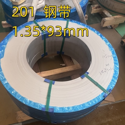 الصف 201 لفائف الفولاذ المقاوم للصدأ 1٪ النيكل مطاط بارد 10-1250mm عرض قطاع الفولاذ المقاوم للصدأ