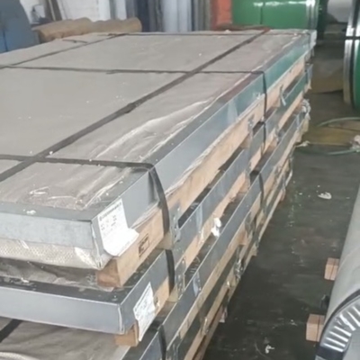 صفائح فولاذية مدلفنة على البارد 316L ASTM A240 AISI316L DIN1.4404 من الفولاذ المقاوم للصدأ 1.0*2000*3000