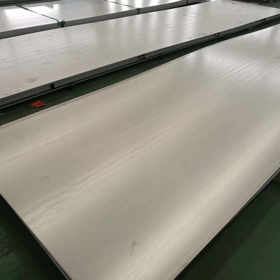 ASTM A240 AISI 304H UNS S30409 كربون عالي 304H صفيحة الفولاذ المقاوم للصدأ المطاط الساخن NO.1 سطح