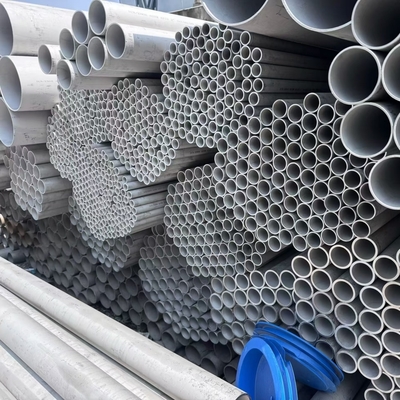 ASTM SA312 TP347/ 347H أنابيب بلا خيوط من الفولاذ المقاوم للصدأ لمبادل الحرارة X7CrNiNb18-10 أنابيب مستديرة