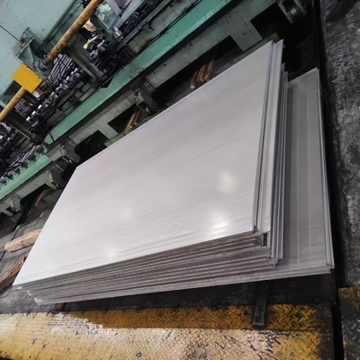ASTM A240 AISI 304H UNS S30409 كربون عالي 304H صفيحة الفولاذ المقاوم للصدأ المطاط الساخن NO.1 سطح