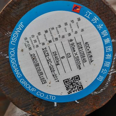 SAE4340 GB 40CrNiMoA En 10250-3 جولات من سبائك الصلب