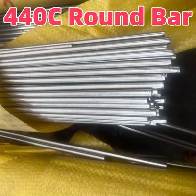 مواد الفولاذ DIN 1.4125 (X105CrMo17 / AISI 440C) قضيب مستدير من الفولاذ المقاوم للصدأ