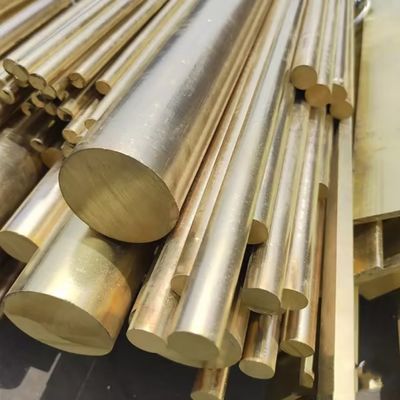 ASTM C27200 CuZn37 CW508L عصى نحاسية مستديرة مواد نحاس ناعمة 20 * 3000mm