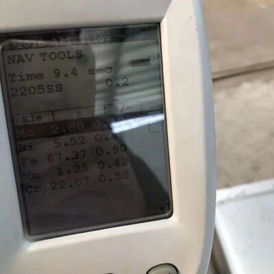 F51 لوح من الفولاذ المقاوم للصدأ المزدوج 2205 S32205 مادة سبيكة مزدوجة مع صحيفة بيانات فنية