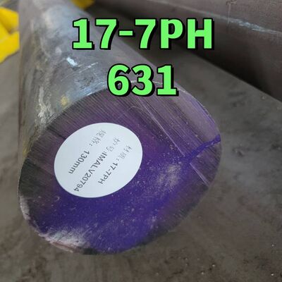 SS 17-7PH النوع AISI 631 UNS S17700 قضيب صلب من الفولاذ المقاوم للصدأ معالج بالحرارة للتصلب H900