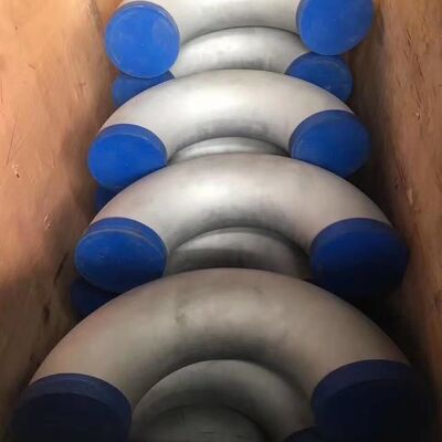 الكوع 45 درجة نصف قطر طويل في Avesta 254SMO 10 "Sch-40 BW S31254 الفولاذ المقاوم للصدأ Eblow