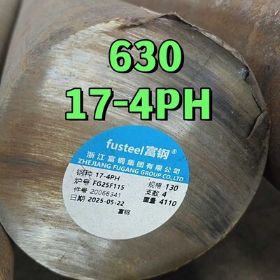 EN 1.4548 AISI630 17-4 PH SUS630 الصلب المقاوم للصدأ العمود المستدير الحالة H1150 صلابة 28HRC (الحد الأدنى)