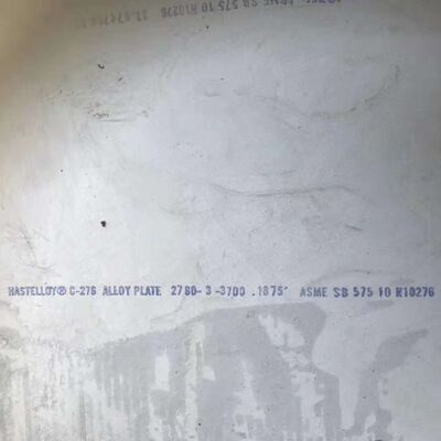 ASME SB-575 UNS N10276 سبيكة Hastelloy C-276 لوحة 3 * 1220 * 2440MM