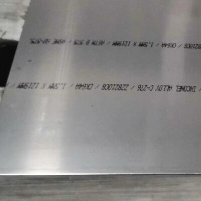 ASME SB-575 UNS N10276 سبيكة Hastelloy C-276 لوحة 3 * 1220 * 2440MM