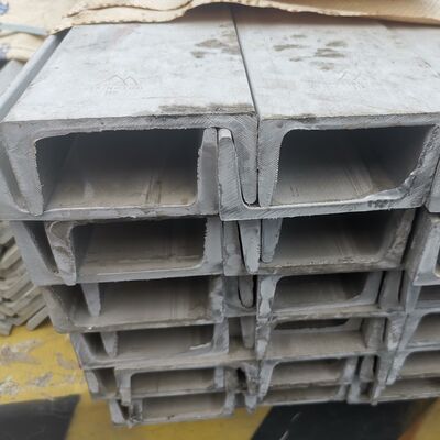 الصلب المقاوم للصدأ الصلب الساخن ASTM A276 TP316L القناة U القناة 100 * 53 * 6mm