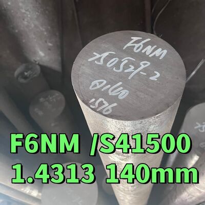 قضيب وفولاذ مطروق دائري من الفولاذ المقاوم للصدأ ASTM A182 F6NM EN1.4313 UNS S41500 فائق المارتنسيتي