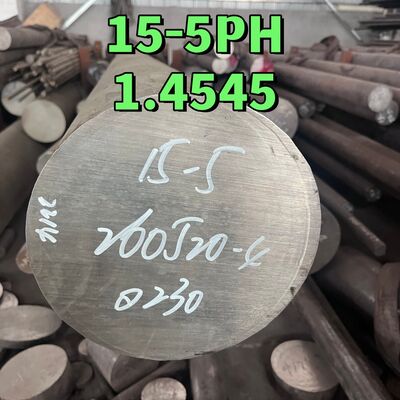 قضيب دائري من الفولاذ المقاوم للصدأ 15-5PH UNS S15500 AMS 5659 H1025 معالج حرارياً بقطر 6-300 مم للطيران والفضاء