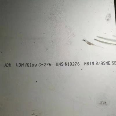 الصف Hastelloy C-276 سبيكة ASTM B575 UNS N10276 صفيحة سبيكة