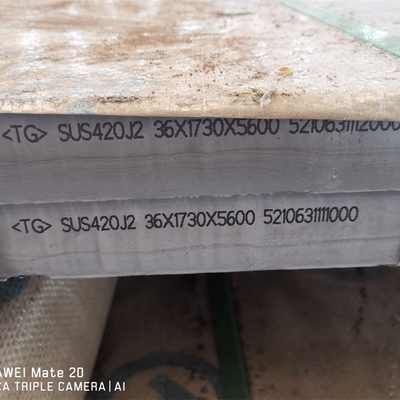 30Cr13/ EN 1.4028 / DIN X30Cr13 / JIS SUS 420J2 صفيحة الفولاذ المقاوم للصدأ للأدوات الجراحية