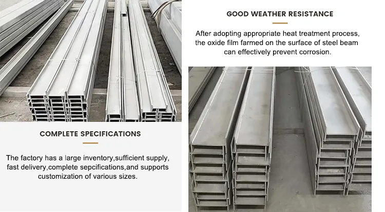 I الصفحة العريضة 100x100x6x8mm 304 الفولاذ المقاوم للصدأ H الصفحة هيكل لحام لمواد البناء 1